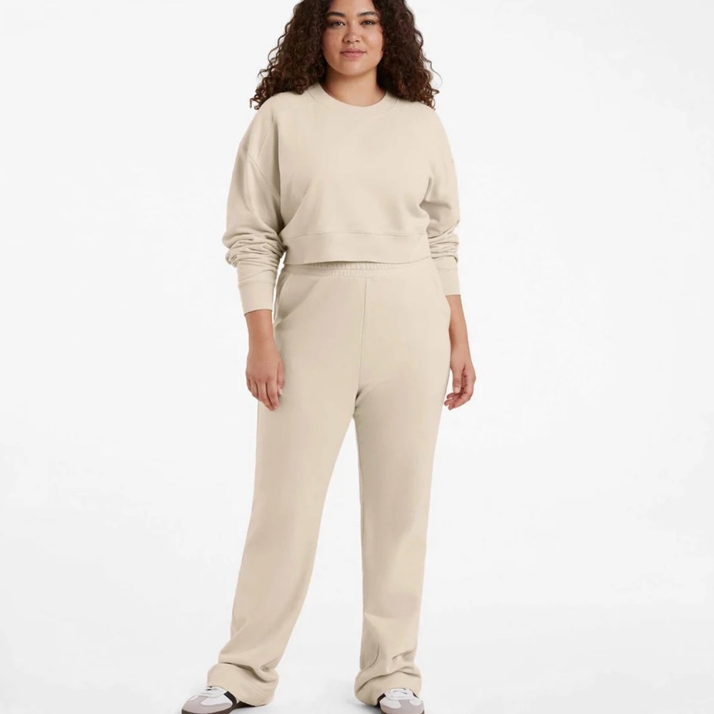 Nuuds cropped sweatshirt and sweatpants set